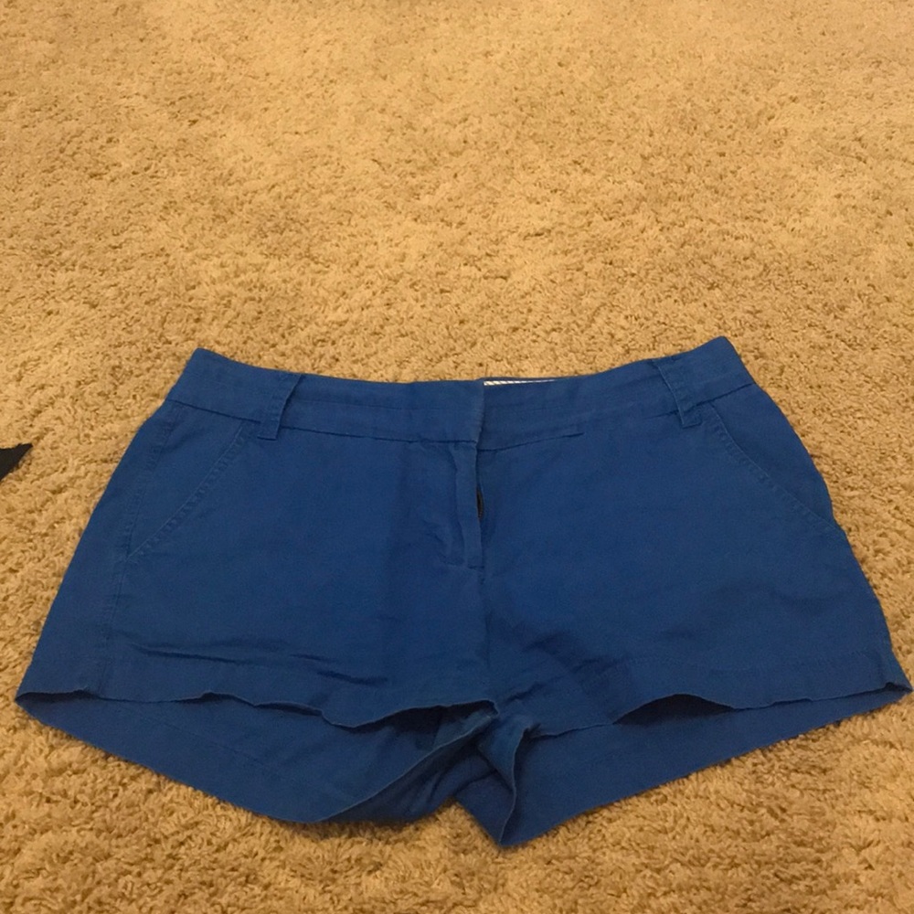J Crew factory blue chino shorts 3” size 6
